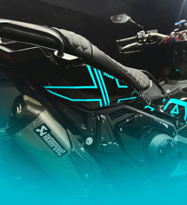 ride with passion – sticker moto premium